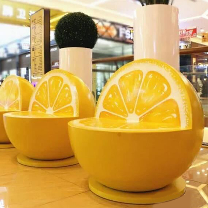 玻璃鋼水果休閑座椅