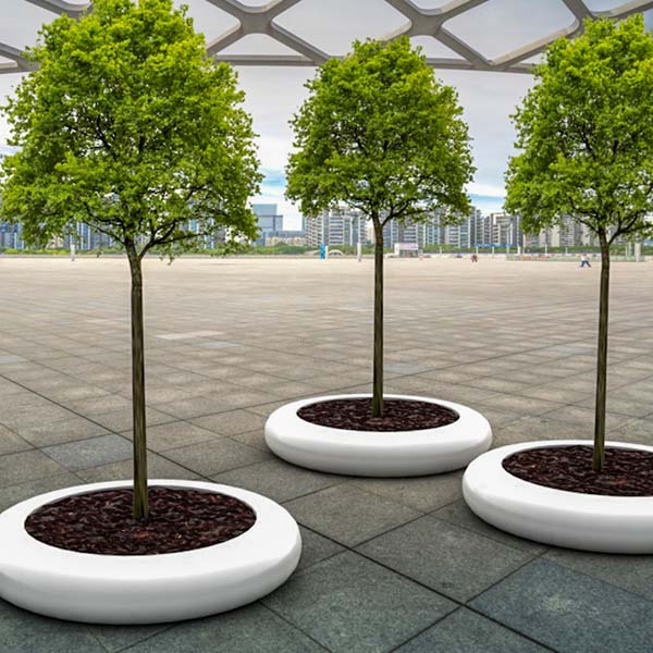 玻璃鋼圓形樹池戶外花壇種植池 玻璃鋼圓形樹池戶外花壇種植池