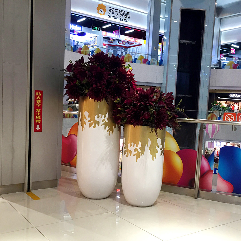 玻璃鋼圓柱形花盆組合創(chuàng)意景觀藝術(shù)花缽 玻璃鋼圓柱形花盆組合創(chuàng)意景觀藝術(shù)花缽