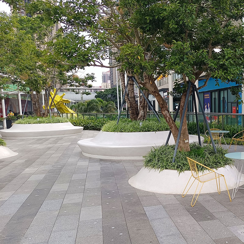 玻璃鋼圓形樹池坐凳戶外景觀花壇種植池 玻璃鋼圓形樹池坐凳戶外景觀花壇種植池