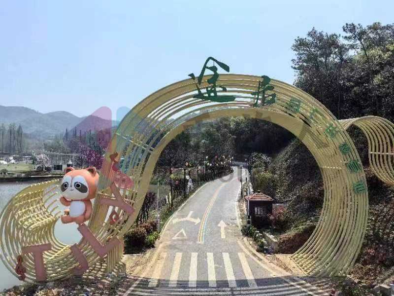 不銹鋼門頭雕塑異形景觀小品擺件 不銹鋼門頭雕塑異形景觀小品擺件
