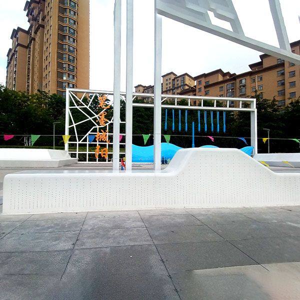 GRC異形景觀坐凳泰科石水磨石UHPC座椅 GRC異形景觀坐凳泰科石水磨石UHPC座椅
