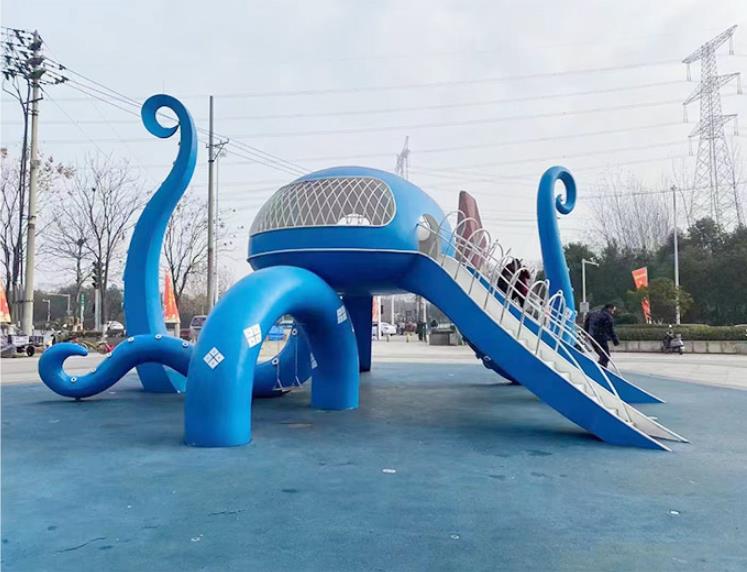 不銹鋼章魚滑梯異形景觀創(chuàng)意滑梯 不銹鋼章魚滑梯異形景觀創(chuàng)意滑梯