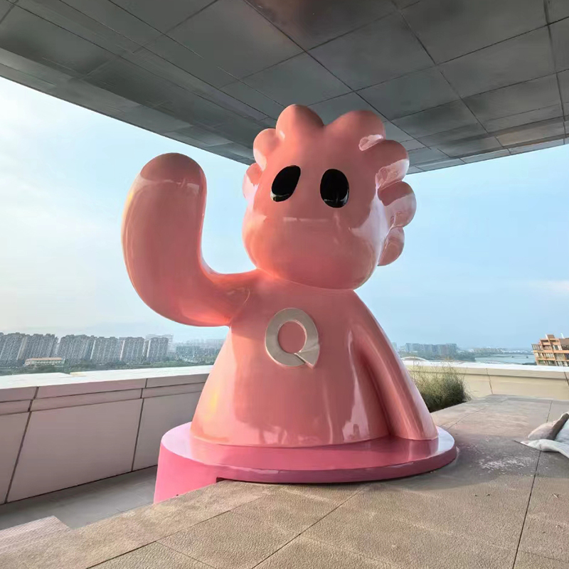 玻璃鋼大型雕塑公仔天臺造型擺件 玻璃鋼大型雕塑公仔天臺造型擺件