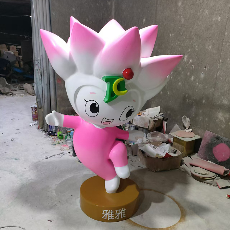 玻璃鋼卡通公仔雕塑藝術造型學校擺件 玻璃鋼卡通公仔雕塑藝術造型學校擺件