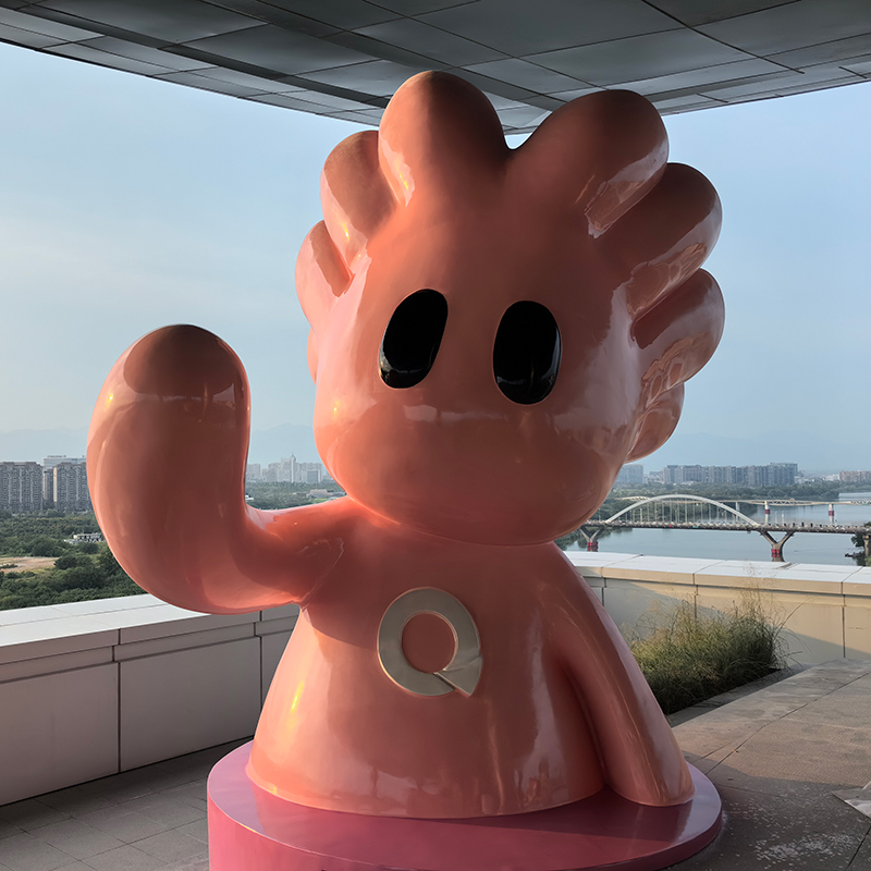 玻璃鋼大型雕塑公仔天臺造型擺件 玻璃鋼大型雕塑公仔天臺造型擺件