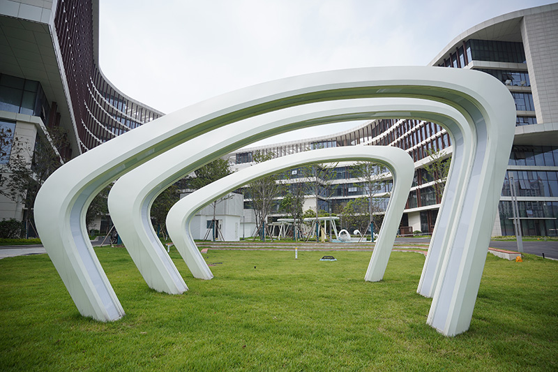 不銹鋼金屬鋁板廊架公園廣場異形涼亭 不銹鋼金屬鋁板廊架公園廣場異形涼亭