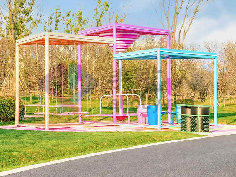 不銹鋼三角形廊架鋼結(jié)構(gòu)公園異形涼亭 不銹鋼三角形廊架鋼結(jié)構(gòu)公園異形涼亭