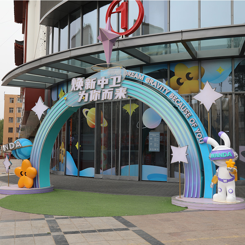 不銹鋼商業(yè)造型門頭景觀雕塑小品大門擺件 不銹鋼商業(yè)造型門頭景觀雕塑小品大門擺件