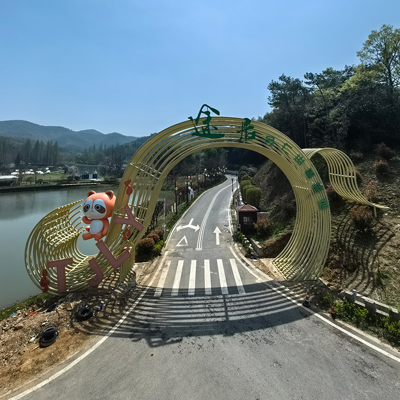 不銹鋼鏤空門頭雕塑造型景區(qū)公園金屬藝術(shù)擺件 不銹鋼鏤空門頭雕塑造型景區(qū)公園金屬藝術(shù)擺件